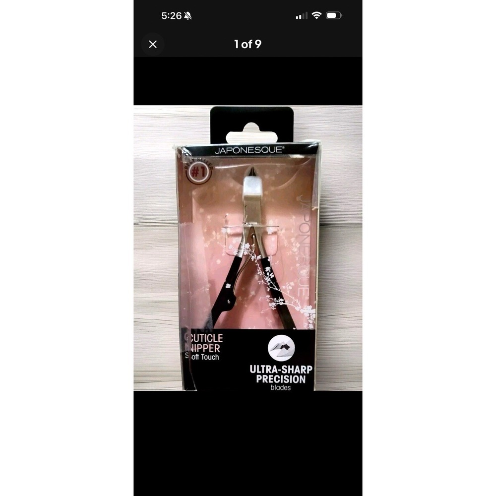 Japonesque Cuticle‎ Nipper Stainless Steel Blades Ultra Sharp Non-Slip Grip
